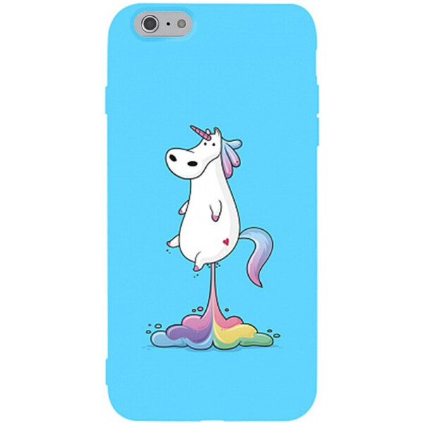 

Чехол-накладка TOTO Matt Tpu 2mm Print Case Apple iPhone 6/6s #30 Unicorn Puk Sky Blue