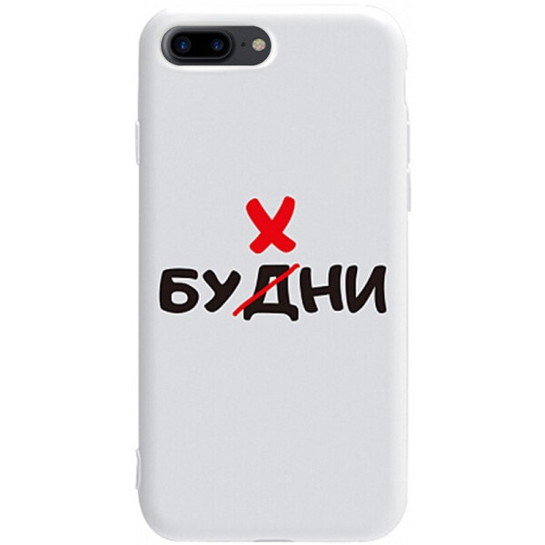 

Чехол-накладка TOTO Pure Tpu 2mm Print Case Apple iPhone 7 Plus/8 Plus #73 Buhni White