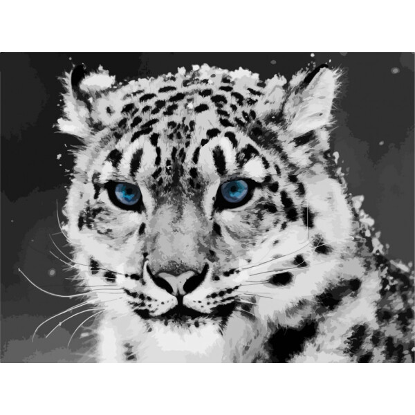 

Картина По Номерам. Art Craft ";синеглазый Ирбис"; 40*50 См 11609-Ac