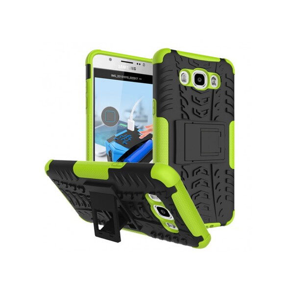 

Противоударный двухслойный чехол Shield для Samsung J710F Galaxy J7 (2016) с подставкой (Зеленый) (55197)