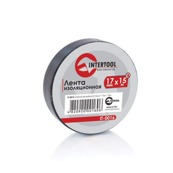 

Лента Изоляционная 0.15Mm*17Mm*15M Черная Intertool It-0016