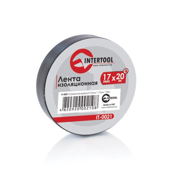 

Лента Изоляционная 0.15Мм*17Мм*20М Черная Intertool It-0021