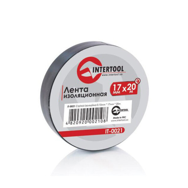 

Лента Изоляционная 0.15Мм*17Мм*25М Черная Intertool It-0026