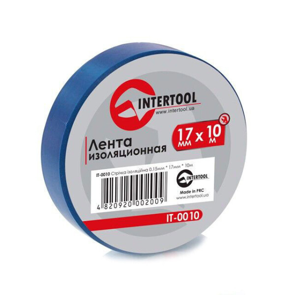 

Лента Изоляционная 0.15Мм*17Мм*10М Синяя Intertool It-0010