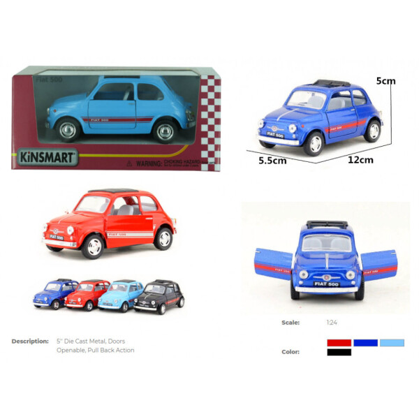 

Модель Легковая 5'' Kt5004W Fiat 500