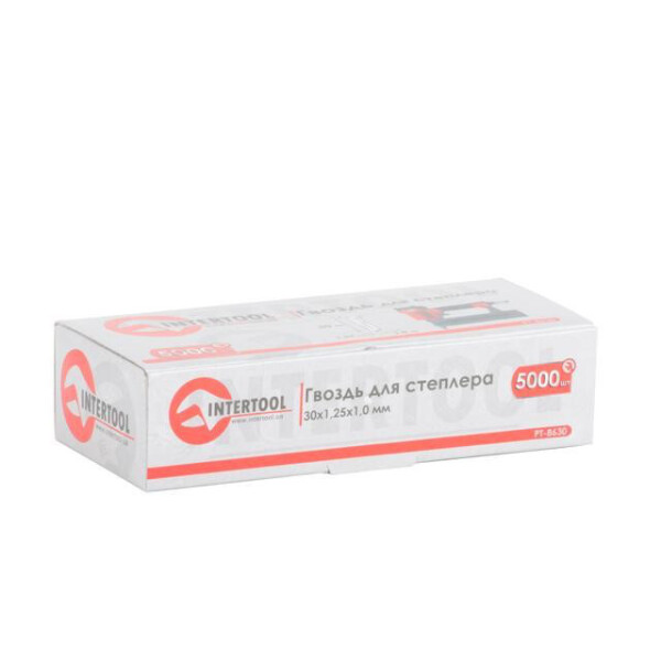 

Гвоздь Для Степлера Pt-1603 30Мм 1.0*1.25Мм 5000Шт/упак. Intertool Pt-8630