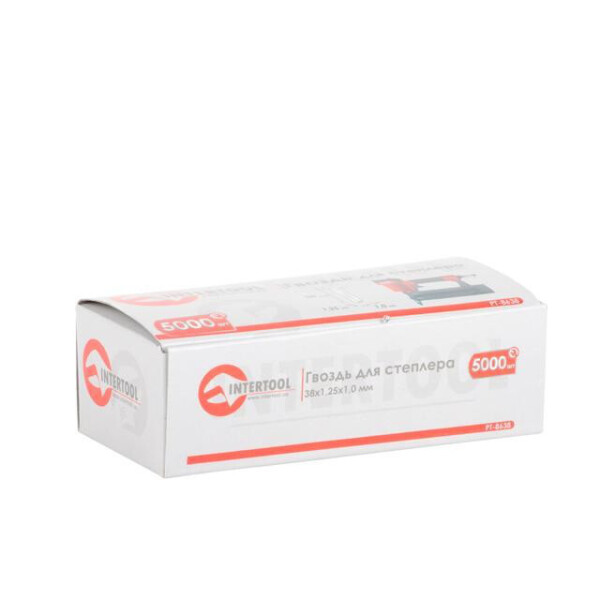 

Гвоздь Для Степлера Pt-1603 38Мм 1.0*1.25Мм 5000Шт/упак. Intertool Pt-8638