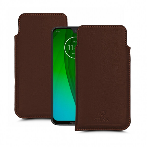 

Футляр Stenk Elegance для Motorola Moto G7 Коричневый (64212)