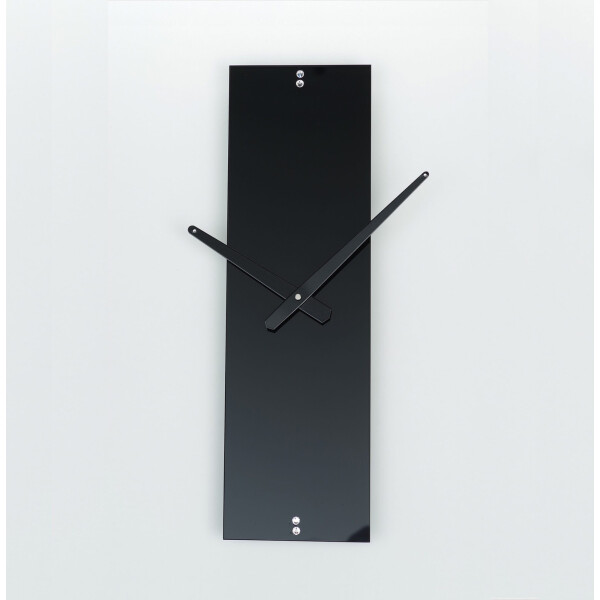 

Часы настенные Strip-1 Sklo+Glas, стекло черное
