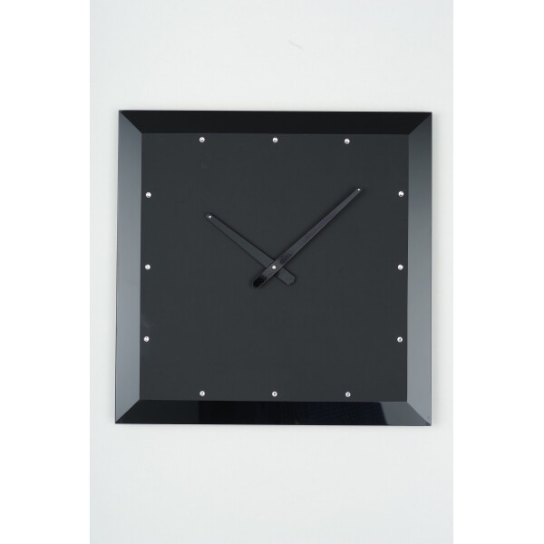 

Часы настенные Facet-2 Sklo+Glas, стекло черное