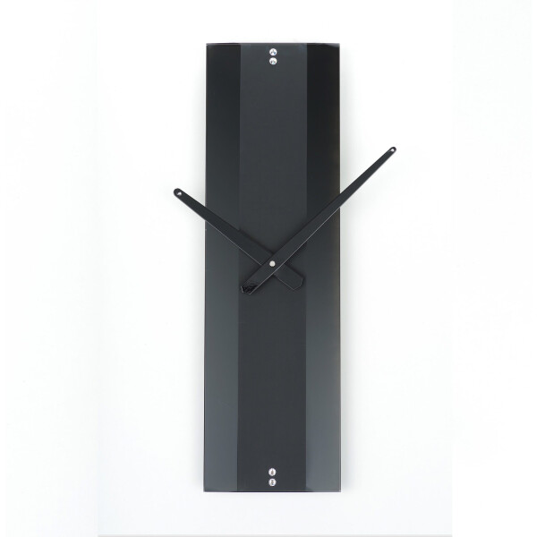 

Часы настенные Strip-3 Sklo+Glas, стекло черное