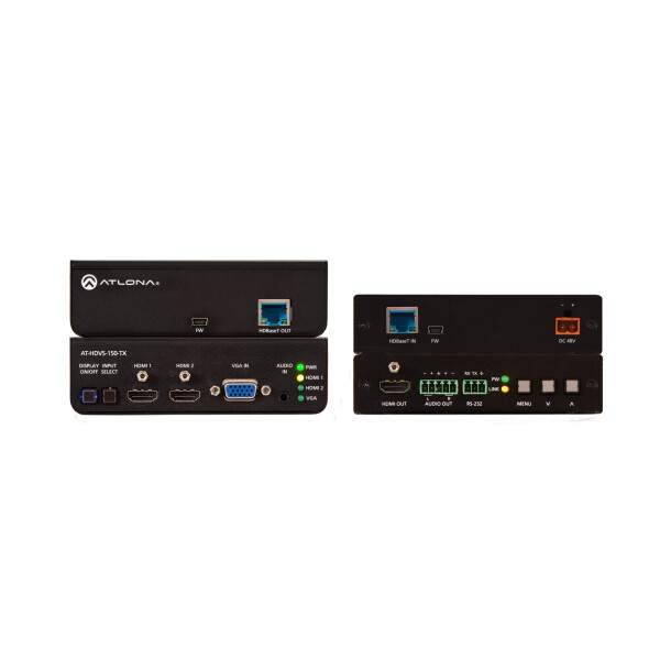

Удлинитель HDMI по витой паре HDBaseT TX/RX с трехканальным коммутатором и HD Scaler Atlona AT-HDVS-150-KIT