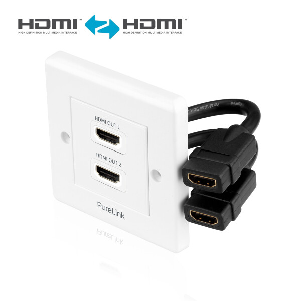 

HDMI розетка Wallplate - PureInstall 2-port