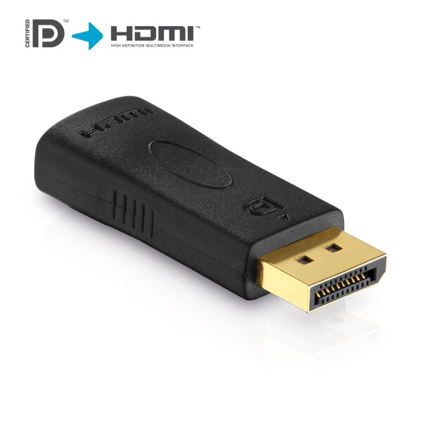 

Конвертер-переходник PureInstall PI150 DisplayPort-HDMI