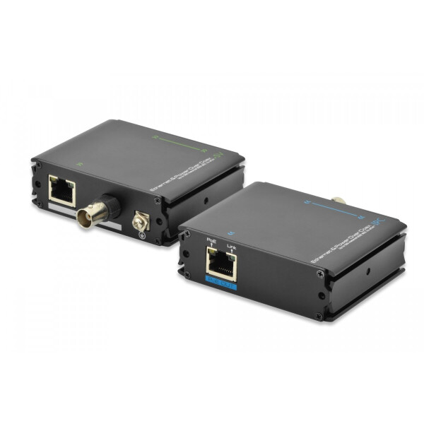 

Удлинитель Ethernet через коаксиальный кабель Digitus DN-82060 Fast Ethernet PoE + VDSL 500m set
