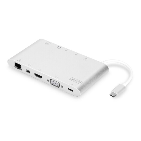 

Адаптер USB-C хаб Digitus Universal Docking Station USB Type-C