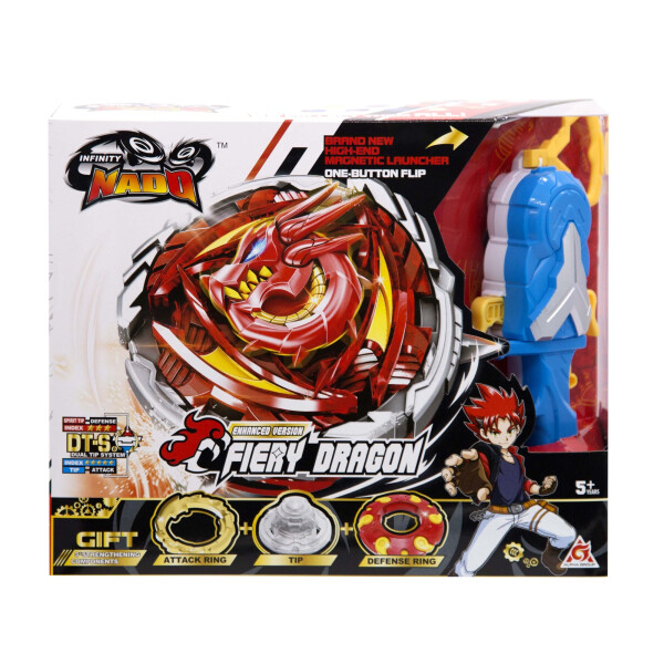 

Волчок Auldey Infinity Nado V серія Advanced Fiery Dragon Огненный Дракон (YW634402)