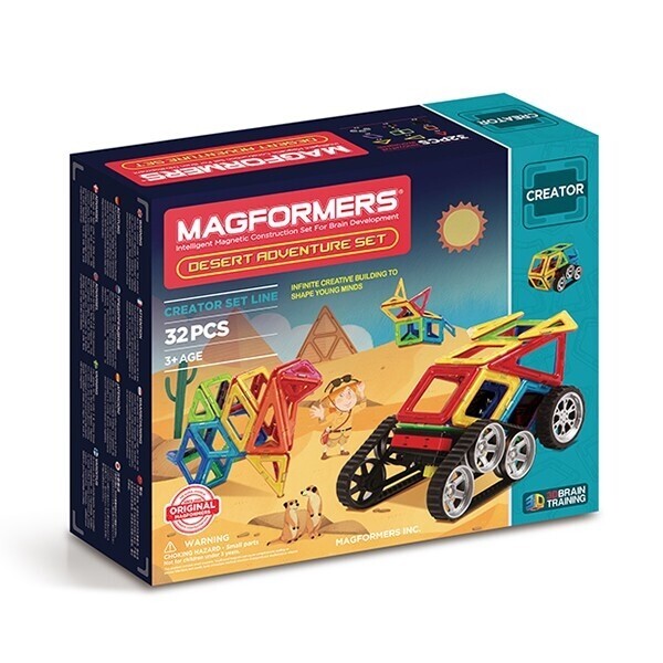 

Магнитный конструктор Magformers Поход через пустыню 32 элемента (703010)