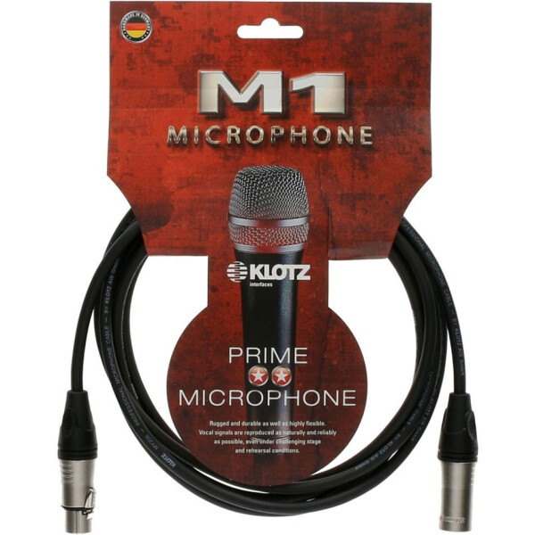 

Микрофонный кабель XLR Male — XLR Female 5 м KLOTZ M1K1FM0500
