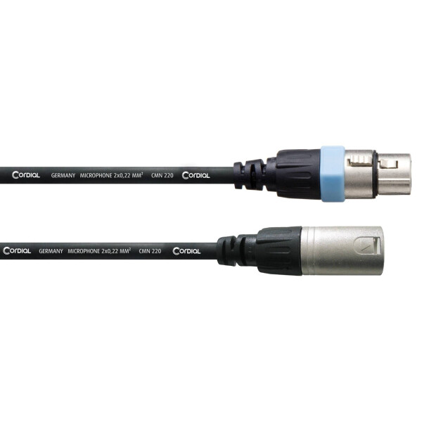 

Микрофонный кабель XLR Male — XLR Female 5м Cordial CCM 5 FM