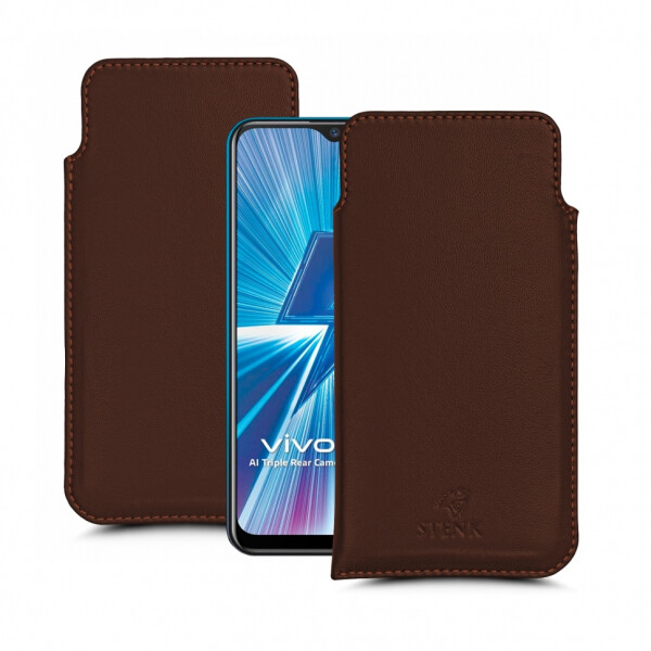 

Футляр Stenk Elegance для Vivo Y17 Коричневый (63406)