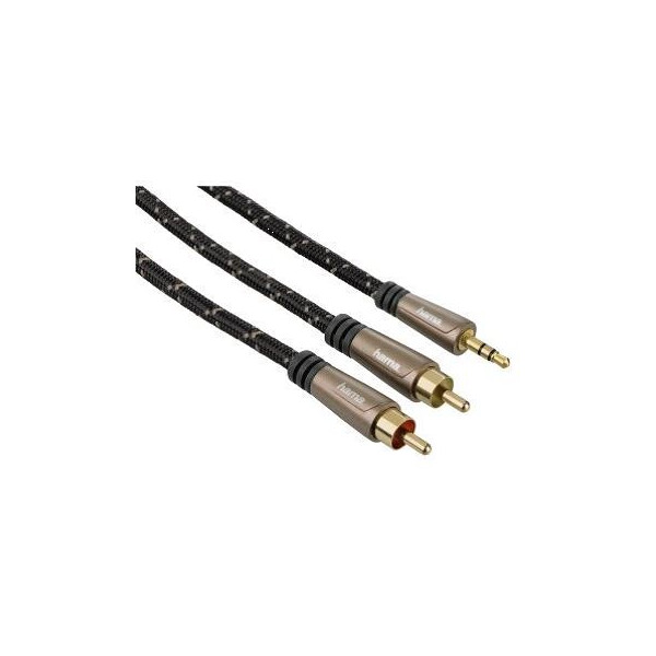 

Коммутационный кабель Mini Jack— 2хRCA 1.5 м Hama