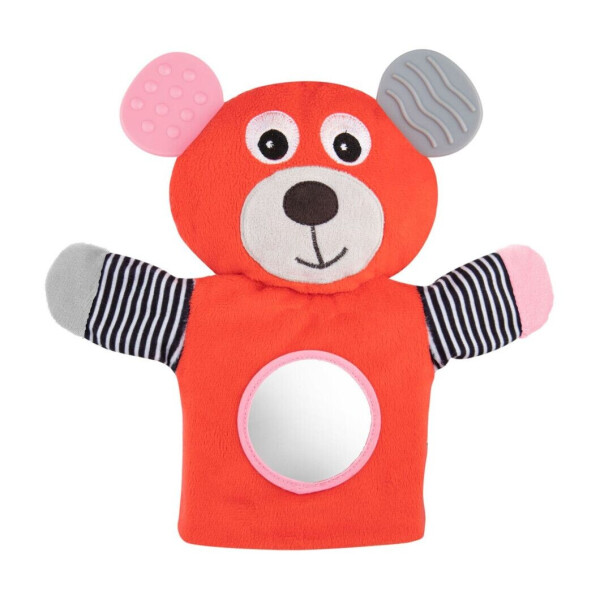 

Игрушка перчатка Canpol Babies Bears мягкая с прорезывателем коралловая (68/076_cor)