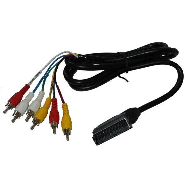 

Кабель SCART—6xRCA 1,2 м