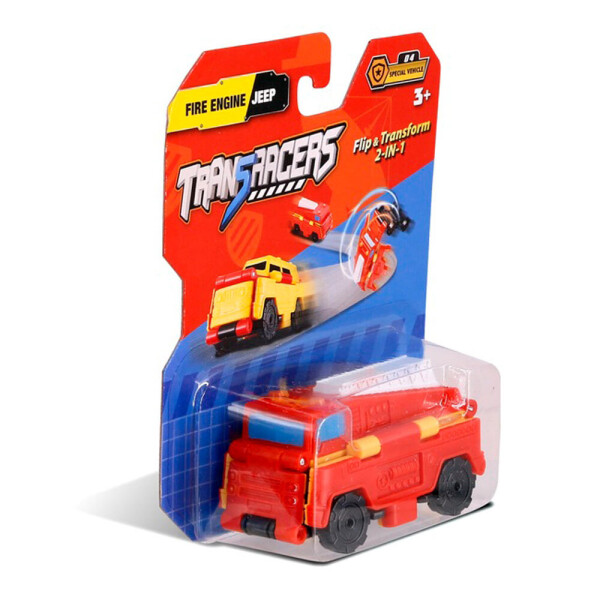 

Машинка трансформер TransRacers 2 в 1 Пожарная машина и Джип (6523168)