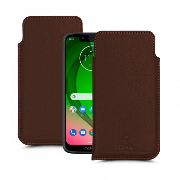 

Футляр Stenk Elegance для Motorola Moto G7 Play Коричневый (63377)