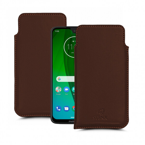 

Футляр Stenk Elegance для Motorola Moto G7 Plus Коричневый (63378)
