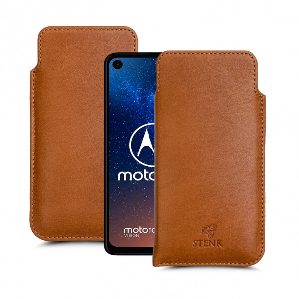 

Футляр Stenk Elegance для Motorola One Vision Camel (63437)