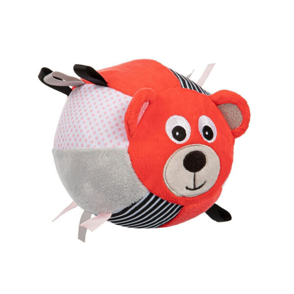 

Игрушка мячик Canpol Babies Bears мягкая с колокольчиком коралловая (68/074_cor)