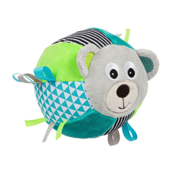 

Игрушка мячик Canpol Babies Bears мягкая с колокольчиком серая (68/074_grey)