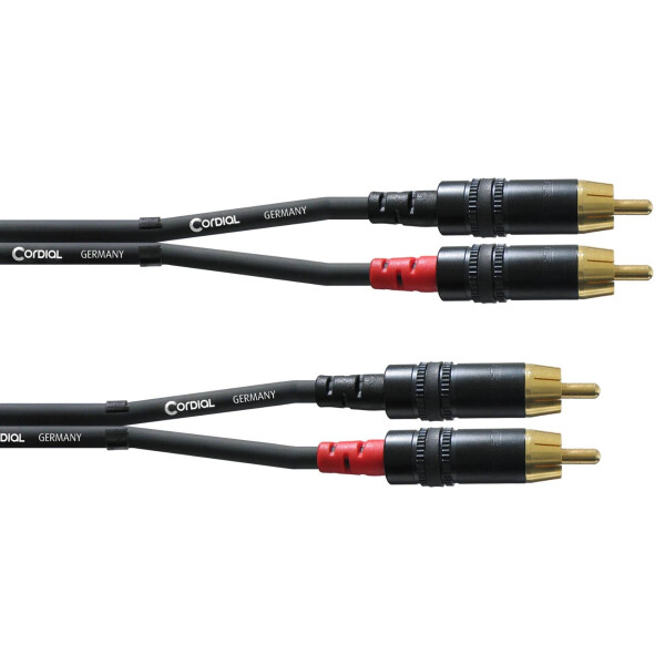 

Коммутационный кабель 2xRCA—2xRCA 6м Cordial CFU 6 CC