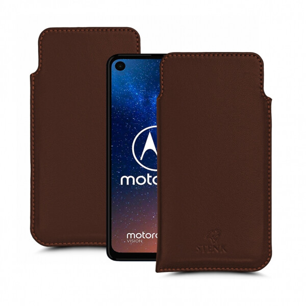 

Футляр Stenk Elegance для Motorola One Vision Коричневый (63380)