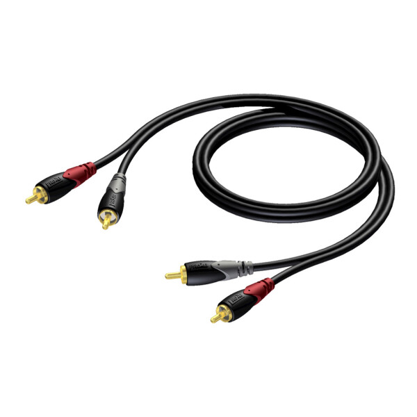 

Коммутационный кабель 2xRCA — 2xRCA 20 м Procab CLA800/20