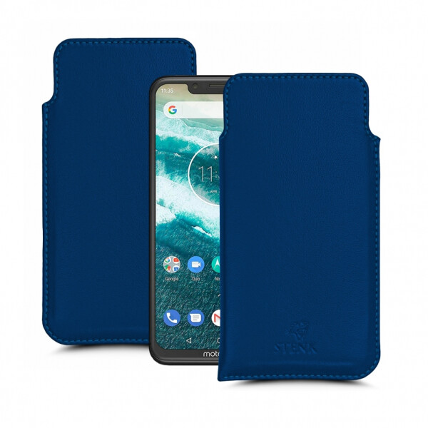 

Футляр Stenk Elegance для Motorola One (XT1941-4) Синий (63323)