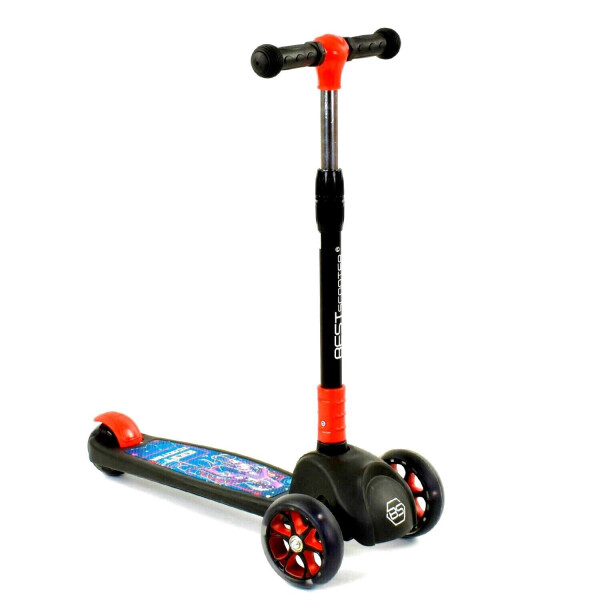 

Самокат Best Scooter Космический Осьминог Складная Ручка Черный 6900066320514