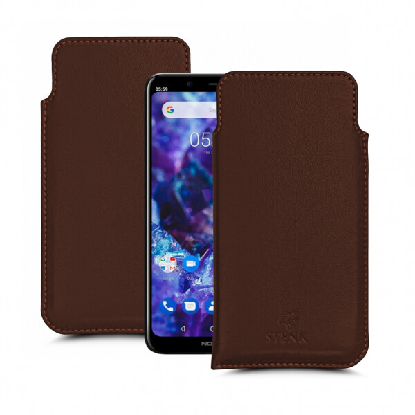 

Футляр Stenk Elegance для Nokia 5.1 Plus Коричневый (63382)