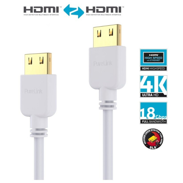 

Высокоскоростной кабель HDMI с Ethernet 4K PureInstall - Slim 2m