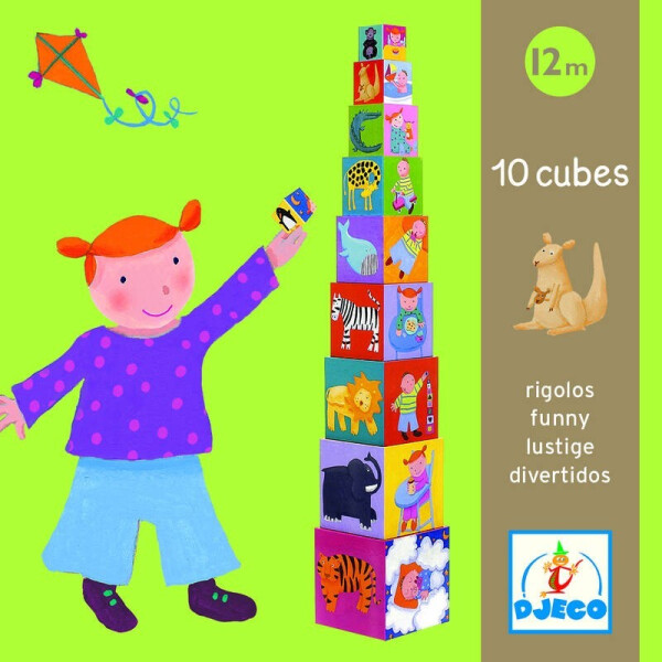 

Игровой набор Djeco Забавные Кубики (DJ08503)