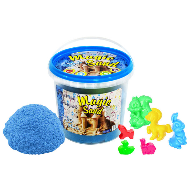 

Кинетический песок Strateg Magic Sand в ведре голубой (372-2)