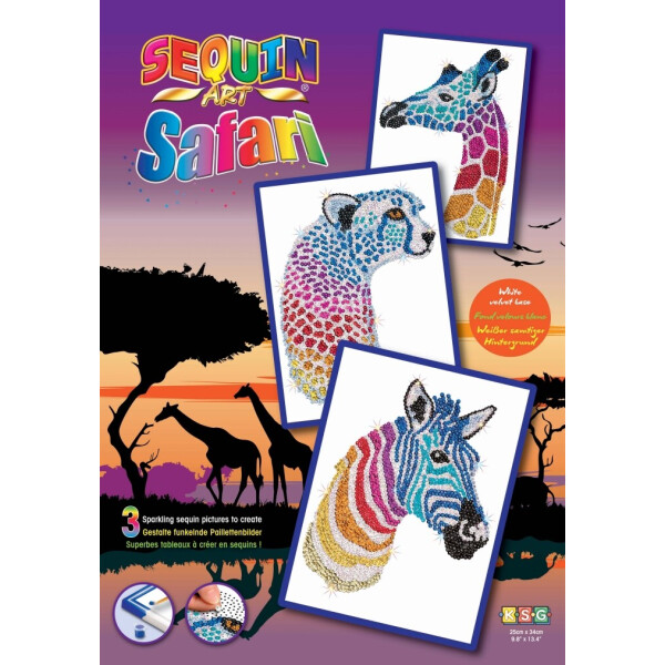 

Набор для творчества Sequin Art Spectrum Safari (SA1607)