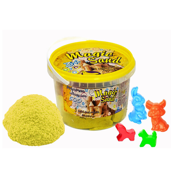 

Набор для творчества Strateg Magic sand желтого цвета с ароматом банана (371-12)
