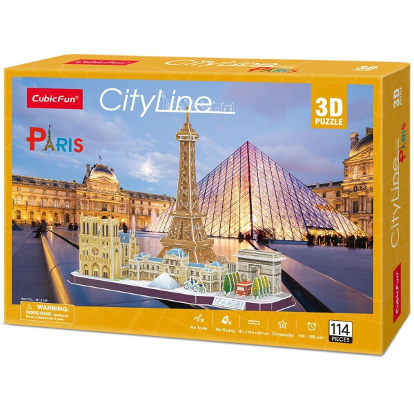 

3D пазл CubicFun City Line Paris (MC254h)