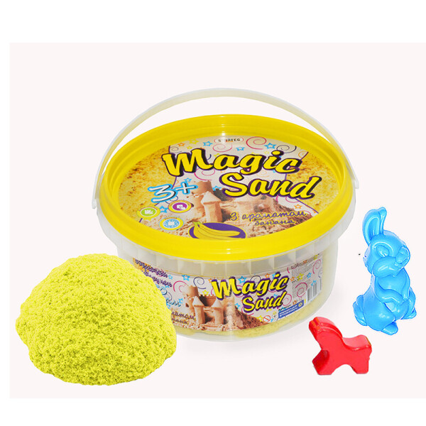 

Набор для творчества Strateg Magic sand желтого цвета с ароматом банана (370-12)