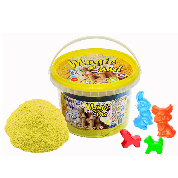 

Набор для творчества Strateg Magic sand желтого цвета (371-6)