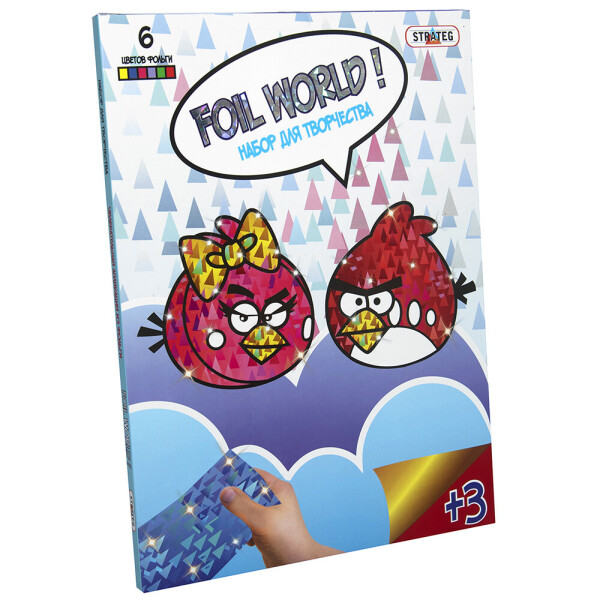 

Картинка из фольги Strateg Foil World Злые птички (700-3)