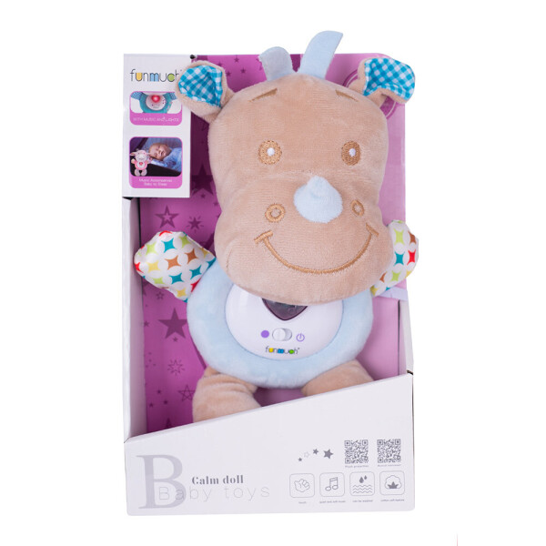 

Мягкая игрушка Funmuch Baby Носорог со световыми и музыкальными эффектами (6533462)
